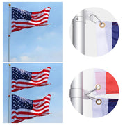 TheLAShop 30ft Telescoping Flagpole Kit with Deluxe Eagle & Ball Image