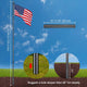 TheLAShop 25ft Aluminum Sectional Flagpole and Flag Image