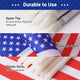 TheLAShop 8"x5" Small American Flag with Stick for Yard(12ct/24ct) Image