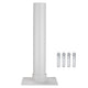 TheLAShop Dock Flag Pole Mount Stand D2 3/8", Square Silver Image