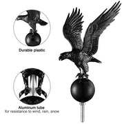 TheLAShop Deluxe Flagpole Eagle Ball Toppers Ornament Image