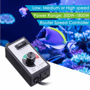 TheLAShop Max 1800w Hydroponics Inline Fan Blower Speed Controller 3 Setting Image