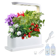 TheLAShop Countertop Hydroponic Kit with LED Grow Lights 3 Seed Pods Image