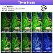 TheLAShop 24 inch Aquarium Light RGB APP & Panel Control Saltwater Freshwater Image