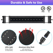 TheLAShop 24 inch Aquarium Light RGB APP & Panel Control Saltwater Freshwater Image