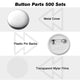 TheLAShop Backpack Pins Badge Parts 500ct/Pack (1", 1 1/4", 2 1/4" Options) Image