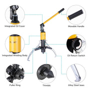 TheLAShop 3-Jaw Hydraulic Gear Puller Changeable Kit w/ Case, 10 Ton Image