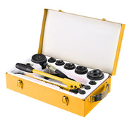 TheLAShop 10 ton Hydraulic Metal Hole Punch Press Driver Kit Tool Set, Yellow Image