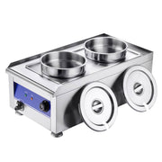 TheLAShop 14 Qt. Food Warmer for Soup Buffet Dual Pots with Drain Image