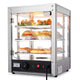 TheLAShop 3 Tier Food Warmer Comml. Countertop Pizza Cabinet 15x15x20 Image