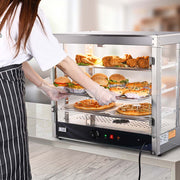 TheLAShop 3 Tier Food Warmer Comml. Countertop Fried Chicken Cabinet 27x15x24 Image