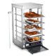 TheLAShop 5 Tier Food Warmer Comml. Countertop Pizza Cabinet 15x15x28 Image