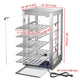 TheLAShop 5 Tier Food Warmer Comml. Countertop Pizza Cabinet 15x15x28 Image