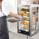 TheLAShop 5 Tier Food Warmer Comml. Countertop Pizza Cabinet 15x15x28 Image