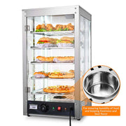 TheLAShop 5 Tier Food Warmer Comml. Countertop Pizza Cabinet 15x15x28 Image