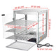 TheLAShop 3 Tier Hot Pastry Display Sandwich Fried Chicken Pie Warmer Image