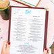 TheLAShop 8-1/2"x14" Clear Restaurant Menu Cover Folder 6 View 30ct/pk Image