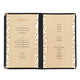 TheLAShop 8-1/2"x14" Menu Covers Plastic Menu Holders 6 View 60ct/pk, Black Image