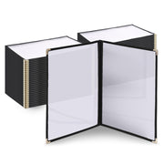 TheLAShop 8-1/2"x14" Menu Covers Plastic Menu Holders 4 View 60ct/pk Image