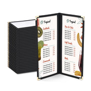 TheLAShop Menu Folder 4.25x11 Wine Menu Covers 2-Page 4-View 30ct/pk Image