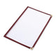 TheLAShop 8-1/2"x14" Clear Restaurant Menu Cover Folder Double 30ct/pk, Red Image