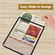 TheLAShop 8 1/2"x11" Plastic Menu Covers Single Page Menu Holder 30ct/pk Image