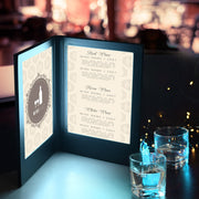 TheLAShop 5.5x7in LED Illuminated Menu Cover for Restaurant Bar Hotel Image