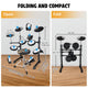 TheLAShop Mesh Electric Drums Set with Headphones Image