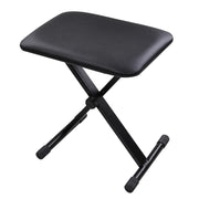 TheLAShop Folding Keyboard Bench Padded Piano Stool Adjustable Height Image