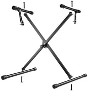 TheLAShop Musical Keyboard Stand Adjustable X-Style Image