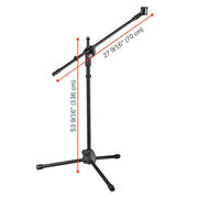 TheLAShop Mic Stand Boom Arm Adjustable Height 2'8" to 5'11" Image