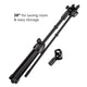 TheLAShop Mic Stand Boom Arm Adjustable Height 2'8" to 5'11" Image