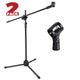 TheLAShop Mic Stand Boom Arm Adjustable Height 2'8" to 5'11", 2ct/pack Image