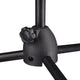 TheLAShop Mic Stand Boom Arm Dual Mic Mounts Height 2'8" to 5'11" Image