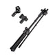 TheLAShop Mic Stand Boom Arm Dual Mic Mounts Height 2'8" to 5'11" Image