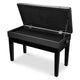 TheLAShop Piano Bench with Storage Adjustable Duet Seat Image