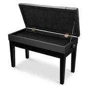 TheLAShop Piano Bench with Storage Adjustable Duet Seat Image