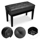 TheLAShop Piano Bench with Storage Adjustable Duet Seat Image