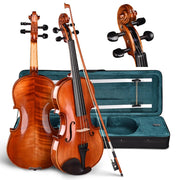 TheLAShop BV250 4/4 Full Size Maple Wood Advanced Violin & Case Image