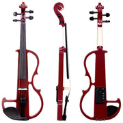 TheLAShop Full Size Electric Violin with Bow Headphone Case & Rosin Image