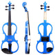 TheLAShop 4/4 Full Size Maple Silent Electric Violin Headphone Set w/ Case Image