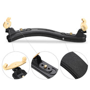 TheLAShop Violin Shoulder Rest 4/4-3/4 with Sponge Nylon Black Image