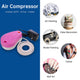 TheLAShop Airbrush Pink Mini Air Compressor w/ Built-in Holder Image