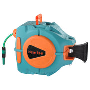 TheLAShop Retractable Hose Reel Water Hose, 65ft, Wall Mounted Image