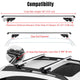 TheLAShop Universal 48" Car Top Luggage Cross Bar Roof Rack Cargo Image