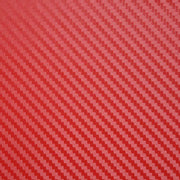 TheLAShop Red Carbon Fiber Wrap 98ft x 5ft 3D Car Vinyl Sticker Roll Image