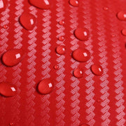 TheLAShop Red Carbon Fiber Wrap 98ft x 5ft 3D Car Vinyl Sticker Roll Image