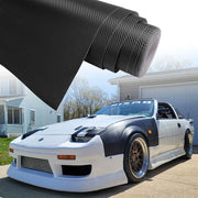 TheLAShop Carbon Fiber Wrap 100ft x 5ft 4D Vinyl Car Wrap Roll Black Image