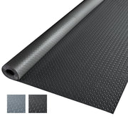 TheLAShop 5x13ft Garage Flooring Mat Diamond Rolls Vinyl Flooring Image