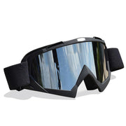 TheLAShop Bendable Dirt Bike Goggles Motocross ATV Glasses, Silver Image